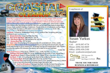 San Diego Keep'em Card monthly postcard design - June 2016