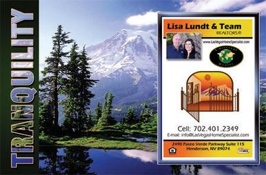 Motivational Monthly Postcard sample design