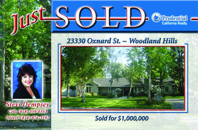 Sold Postcard sample design