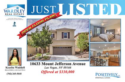 Wardley Real Estate monthly Keep'em Card design