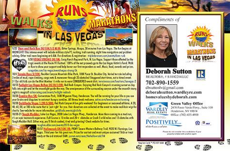 Las Vegas Keep'em Card monthly postcard design