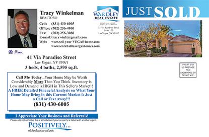 Wardley Real Estate monthly Keep'em Card design