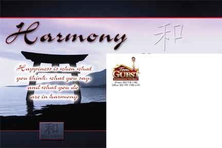 Motivational Monthly Postcard sample design
