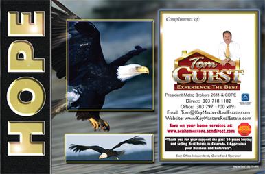Motivational Monthly Postcard sample design