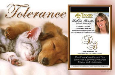 Motivational Monthly Postcard sample design