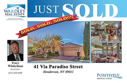 Wardley Real Estate monthly Keep'em Card design