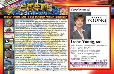 San Diego Keep'em Card monthly postcard design - April 2016
