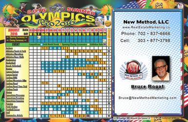 Phoenix Keep'em Card monthly postcard design - 2016 Summer Olympics